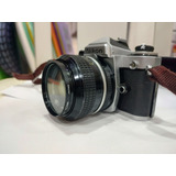 Câmera Nikon Antiga C/ 2 Lentes