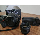 Câmera Nikon D300s Com Motor + Lente 50mm F1.8