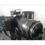 Câmera Nikon F-601 + Lente 35-135