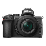 Câmera Nikon Kit Z 50 + Lente 16-50mm Vr Mirrorless Preto