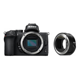 Câmera Nikon Z50 - Corpo + Adaptador Ftz Ii + Nf-e **