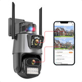 Câmera Segurança Lente Dupla 8mp Wi-fi 4g Smart Full Hd 360