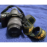 Câmera Usada Nikon D40 Com Lente 18-55 E Bolsa.