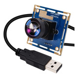  Câmera Usb Com Lente Olho De Peixe Elp De 170 Graus Com Res