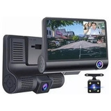 Camera Veicular Automotiva Gravador Full Hd Frontal Ré Lcd 4