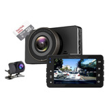 Câmera Veicular Black Box Gp5 Dual Ful Frota/uber + 32gb