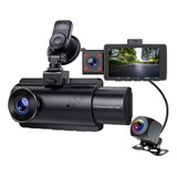 Câmera Veicular C/gravador Dashcam Dvr Night Vision, 2k Gps