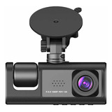 Câmera Veicular De Segurança Tripla Gravador 3 Câmeras Top