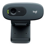 Câmera Web Logitech C270 Hd 720p Webcam Funciona Em Pc Notebook Xbox One Web Cam Com Microfone Cabo Usb 2.0 1.5m