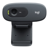 Câmera Webcam Logitech C270 720p 30fps Microfone Integrado