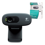 Câmera Webcam Logitech C270 Hd 720p