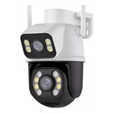 Câmera Wi-fi Ptz Lente E Tela Dupla 360 5g Prova D' Agua 6mp