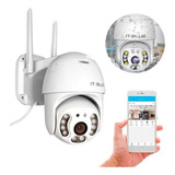 Câmera Wifi Ip It Blue Visão Noturna E Sensor De Presença