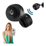 Camera Wifi Mini De Segurança Espiã Discreta Cor Preto