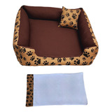 Caminha Pra Pets Pequenos Cama P 50x50cm +tapete Higiênico