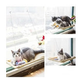 Caminha Suspensa De Janela Para Gatos Com Ventosas Rede