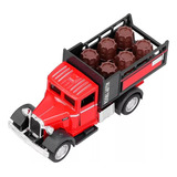 Caminhão Antigo Calhambeque Coleção Ferro Metal Carro 