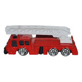 Caminhão Bombeiro Vermelho Maisto 1:64 Loose
