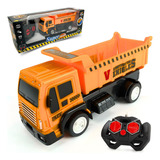 Caminhão Brinquedo Controle Remoto Caçamba Baú