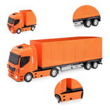 Caminhão Carreta Baú Grande Infantil Hi Way Brinquedos Usual