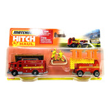 Caminhão De Bombeiros Com Reboque Matchbox