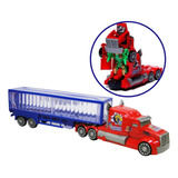Caminhão De Brinquedo Transformers Robô Com Som E Luz
