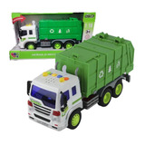 Caminhão De Lixo Reciclagem Realista Carrinho