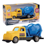 Caminhão Horang Classic Constructor Betoneira Orange Toys 