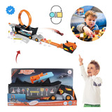 Caminhão Maleta Pista De Manobras Compativel Com Hot Wheels Cor Azul/laranja