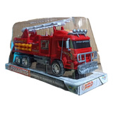 Caminhão Miniatura Bombeiro De Brinquedo De Fricção Wellkids Personagem Caminhão Bombeiro
