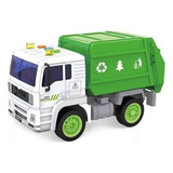 Caminhão Reciclagem Lixo Com Fricção, Som
