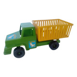 Caminhão Rodeio Verde Brinquedo Retrô Estilo