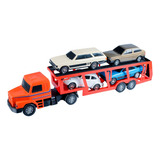 Caminhão Scania 113 Com 4 Carros Antigos Diverplas Cegonha