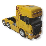 Caminhão Scania R73o Trucada Escala 1:32 Amarela Da Welly