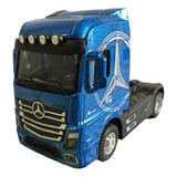 Caminhão Scania S730 Mercedes Actros Som E Luz Novo Esc 1:50