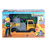 Caminhão Super Guindaste - Map Toy- Amarelo/cinza