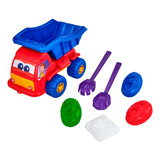 Caminhão Truck Baby Brinquedo Praia Areia C/ Pá + Acessórios