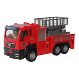 Caminhão Truck Bombeiro Esteira Retrátil 1:55 Polibrinq