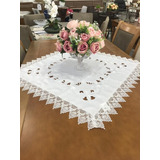 Caminho De Mesa Rendado Jolitex Buenos Aires Branco 85x85