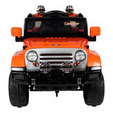Caminhonete A Bateria Para Crianças Bel Trilha Brink Cor Laranja 110v/220v