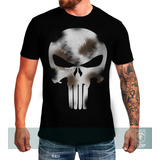 Camisa, Camiseta Justiceiro Marvel Punisher Frank Castle Hq