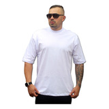 Camisa 100% Algodão Fio 30.1 Camiseta Lisa Básica Oversized