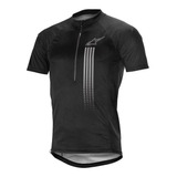 Camisa Alpinestars Elite V2 Preta Bike