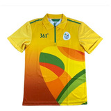Camisa Amarela Voluntário Olimpíada Edição Limitada Rio 2016