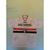Camisa Autografada Assinada São Paulo 1997 Data Control