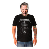 Camisa Banda Rock James Hetf Metallica Camiseta 100% Algodão