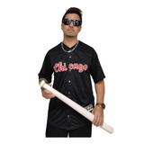 Camisa Baseball M10 Chicago 23 Preto