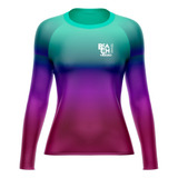 Camisa Beach Tennis Feminina Vezzo Barcelona Proteçãouv50