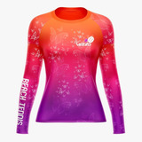 Camisa Beach Tennis Feminina Vezzo Borboletas Proteçãouv50