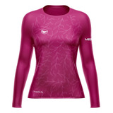 Camisa Beach Tennis Feminina Vezzo Fiori